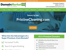 Tablet Screenshot of pristinecleaning.com